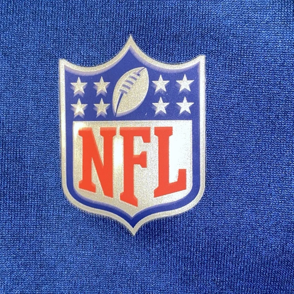 Nike Indianapolis Colts V-Neck Men's Med Blue Dri-Fit 